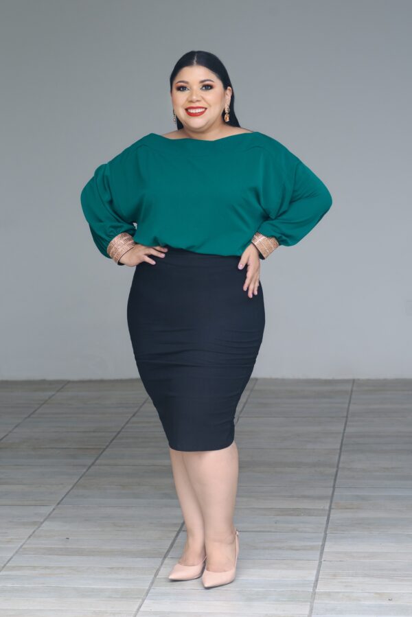 Blusa verde - Imagen 2