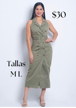 Vestido de botones